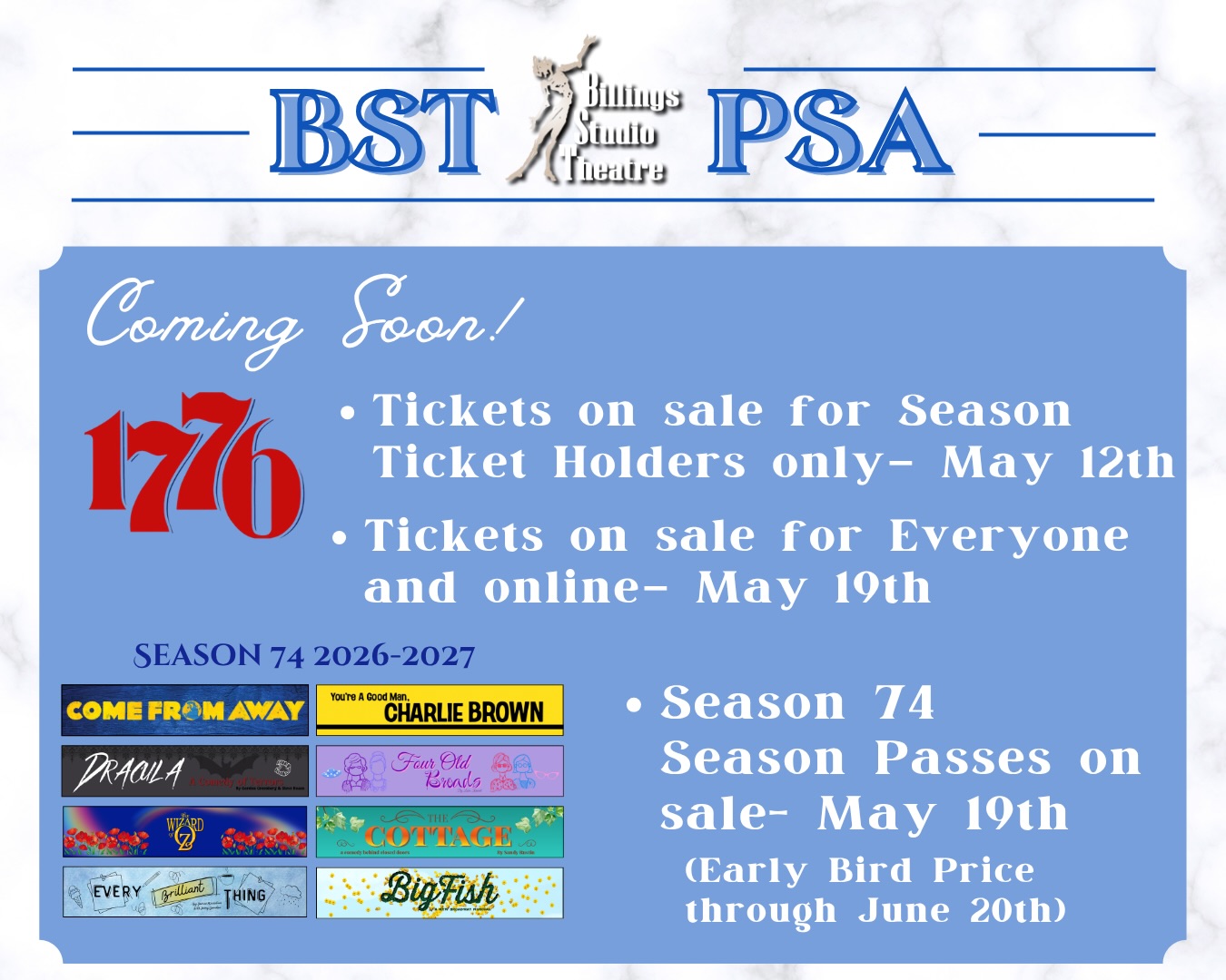 BST PSA!